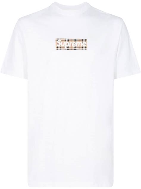 supreme burberry cost|supreme burberry box t shirt.